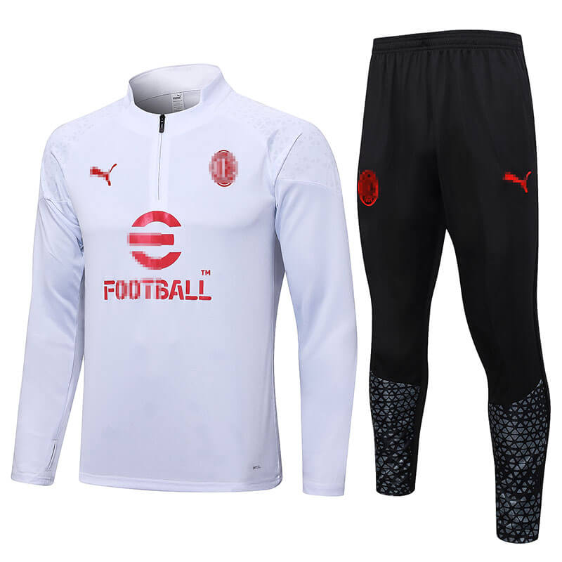 Sudadera Entrenamiento AC Milan 2023/2024 Kit Blanco